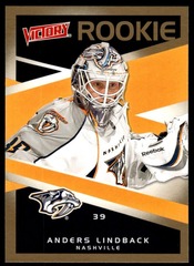 2010-11 Upper Deck Victory Rookie RC Gold Anders Lindback #320